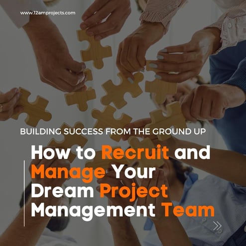 Blog on how to recruit and manage a project management team